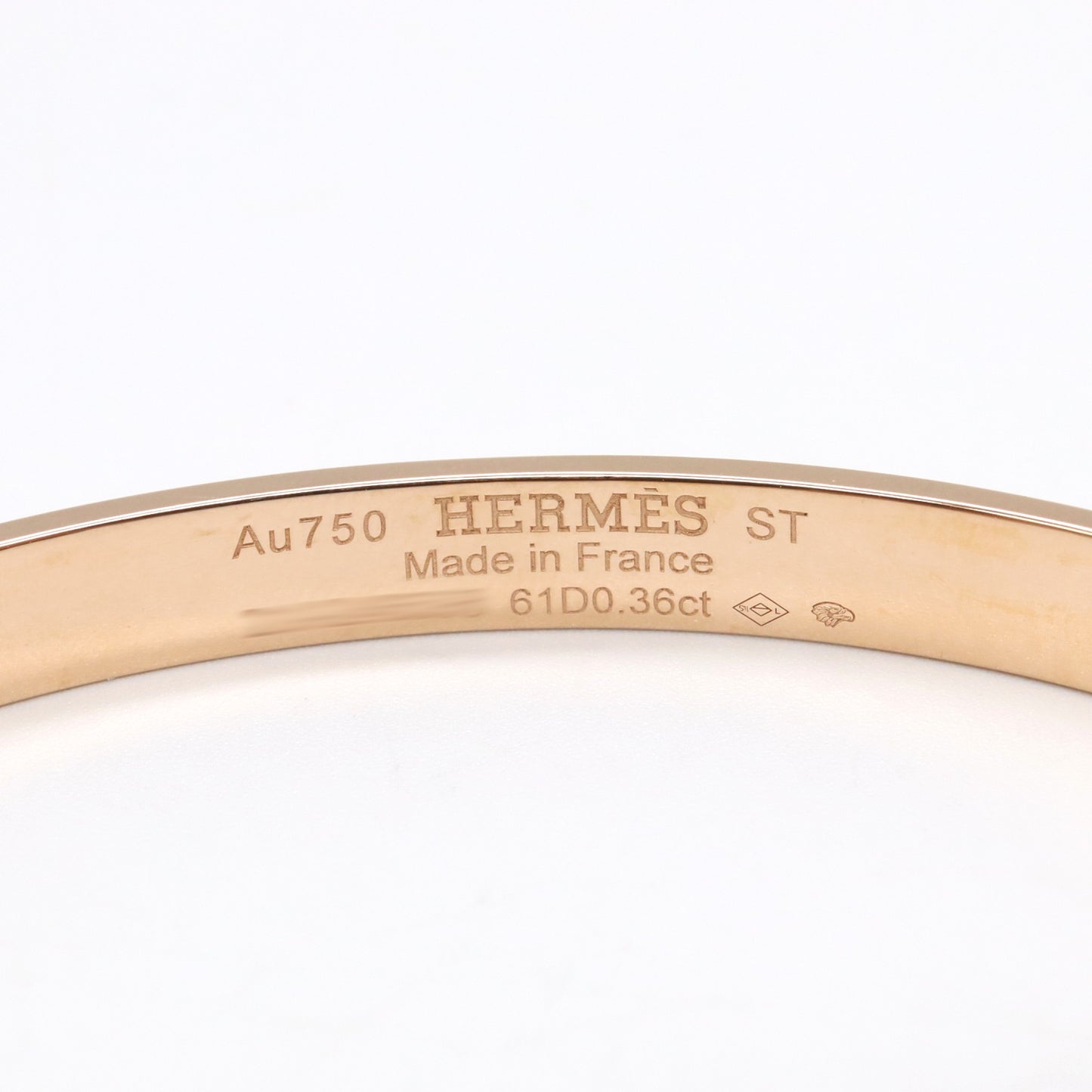 ケリーブレスレット ダイヤ ブレスレット K18PG（ピンクゴールド） ダイヤモンド クリア エルメス アクセサリー HERMES