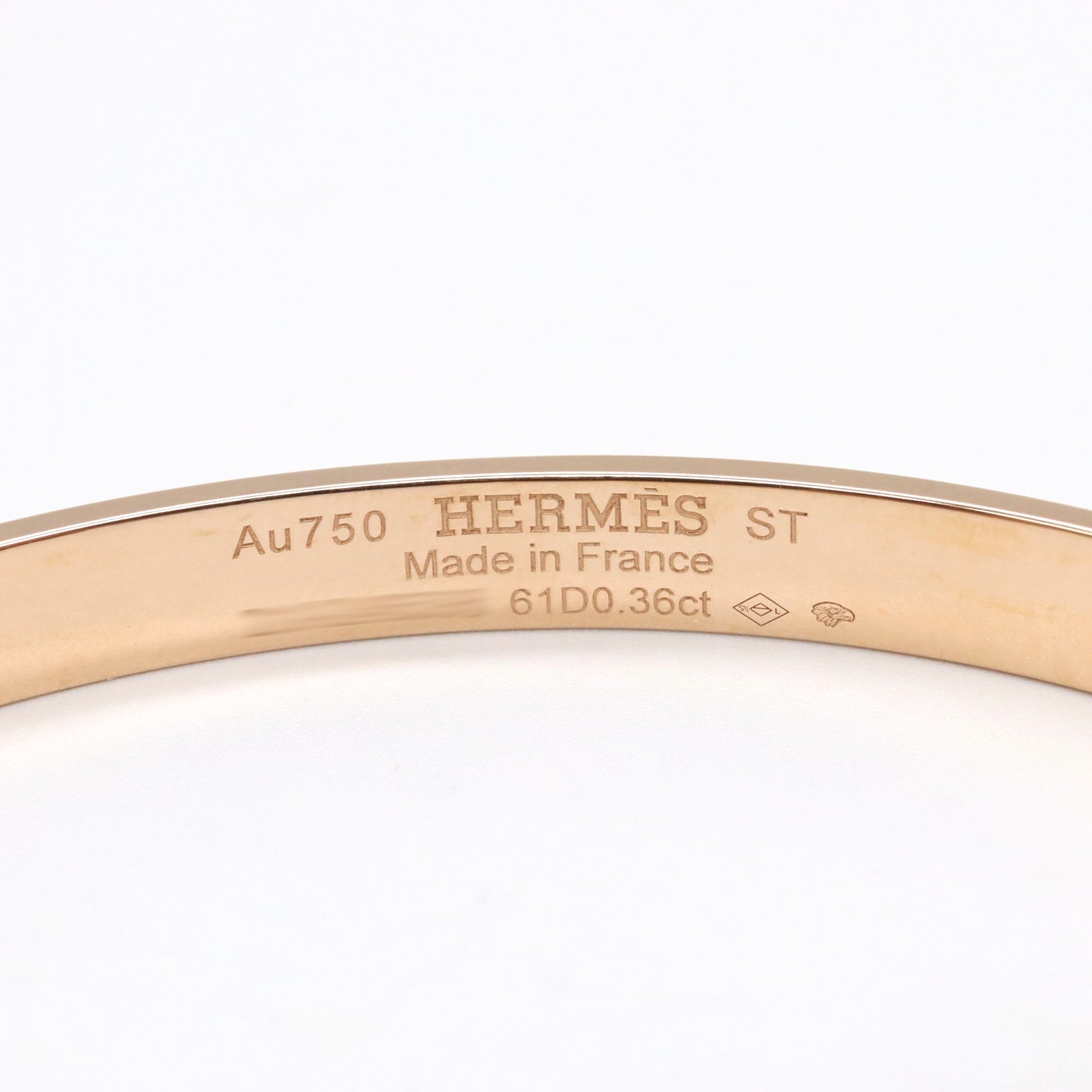 ケリーブレスレット ダイヤ ブレスレット K18PG（ピンクゴールド） ダイヤモンド クリア エルメス アクセサリー HERMES
