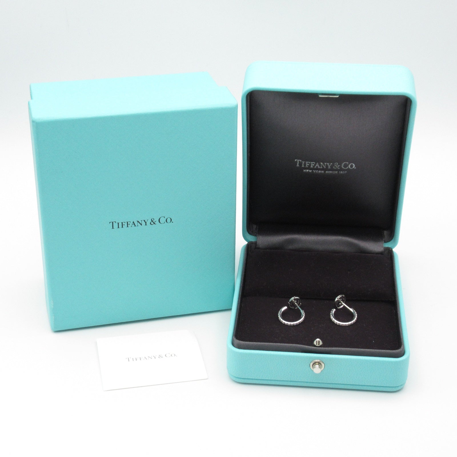 メトロフープ ピアス ピアス K18WG（ホワイトゴールド） ダイヤモンド クリア ティファニー アクセサリー TIFFANY & Co.