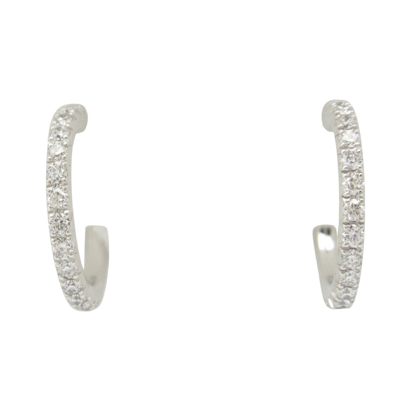 メトロフープ ピアス ピアス K18WG（ホワイトゴールド） ダイヤモンド クリア ティファニー アクセサリー TIFFANY & Co.
