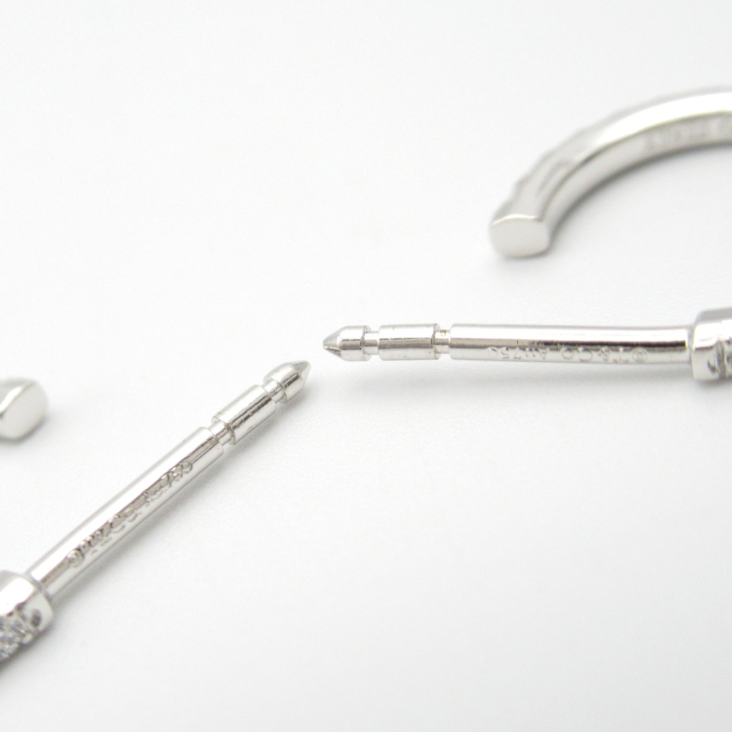 メトロフープ ピアス ピアス K18WG（ホワイトゴールド） ダイヤモンド クリア ティファニー アクセサリー TIFFANY & Co.