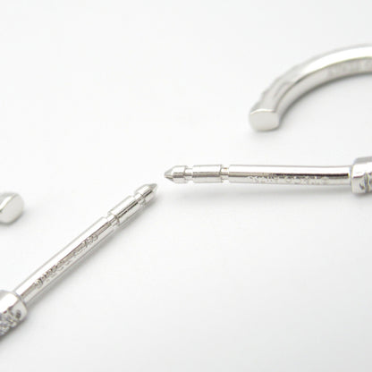 メトロフープ ピアス ピアス K18WG（ホワイトゴールド） ダイヤモンド クリア ティファニー アクセサリー TIFFANY & Co.