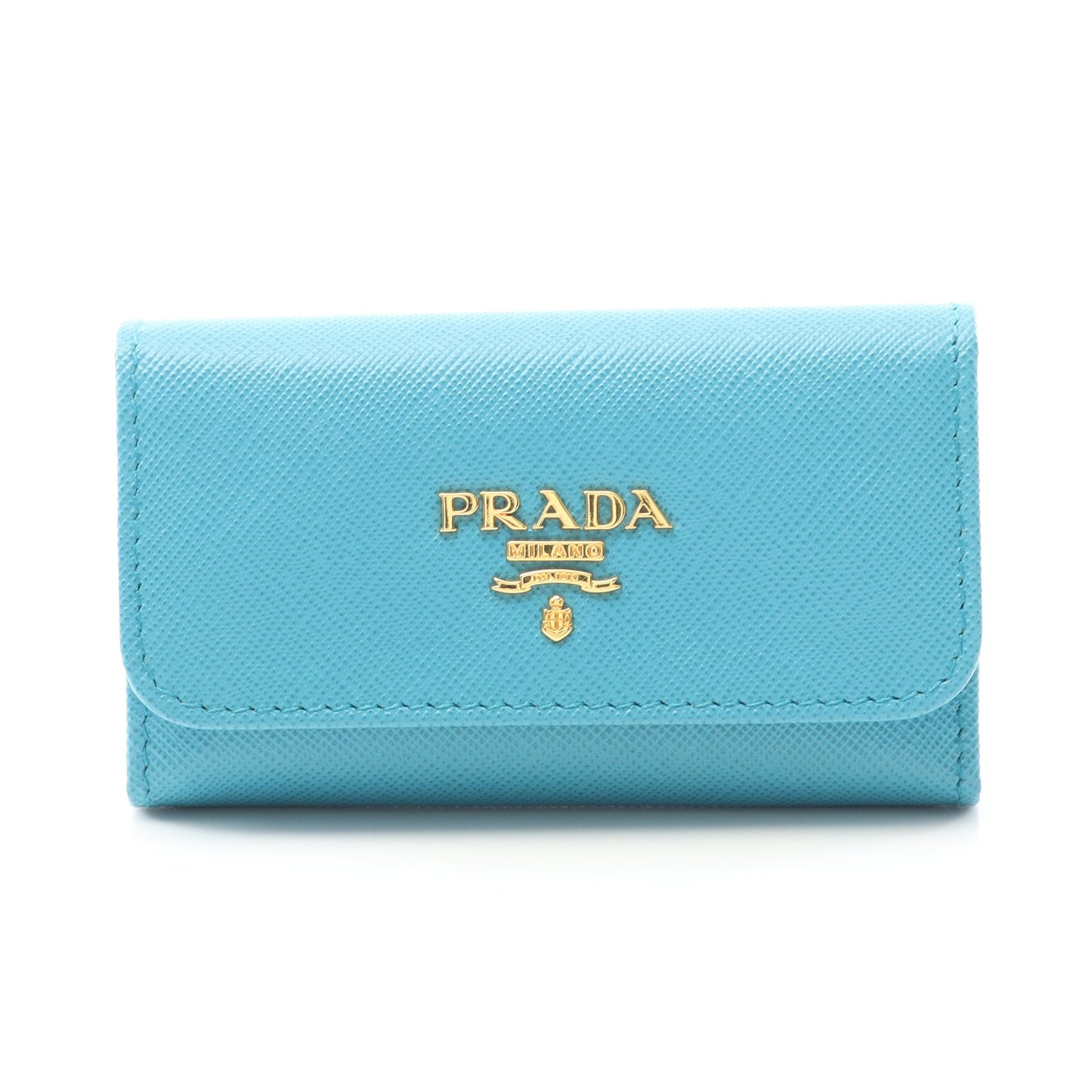 SAFFIANO METAL 6連 キーケース サフィアーノレザー ブルー プラダ 財布・小物 PRADA