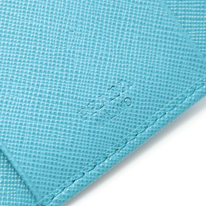 SAFFIANO METAL 6連 キーケース サフィアーノレザー ブルー プラダ 財布・小物 PRADA