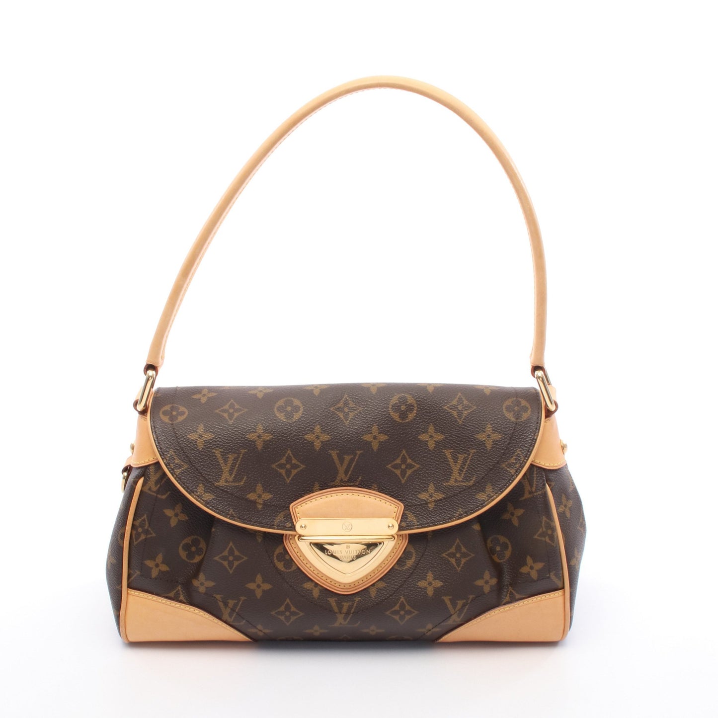 ビバリーMM モノグラム ショルダーバッグ PVC レザー ブラウン ルイヴィトン バッグ LOUIS VUITTON