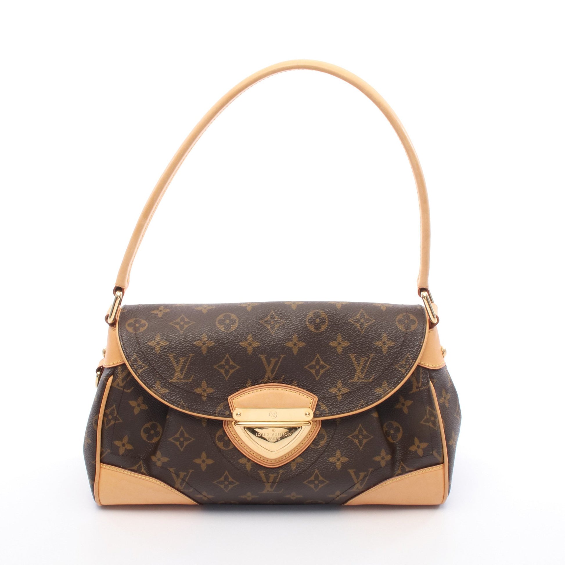 ビバリーMM モノグラム ショルダーバッグ PVC レザー ブラウン ルイヴィトン バッグ LOUIS VUITTON