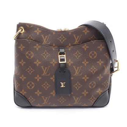 オデオン NM PM モノグラム ノワール ショルダーバッグ PVC レザー ブラウン ブラック ルイヴィトン バッグ LOUIS VUITTON