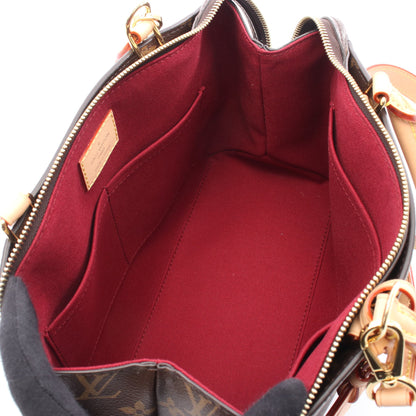 プティ パレPM モノグラム ハンドバッグ PVC レザー ブラウン 2WAY ルイヴィトン バッグ LOUIS VUITTON