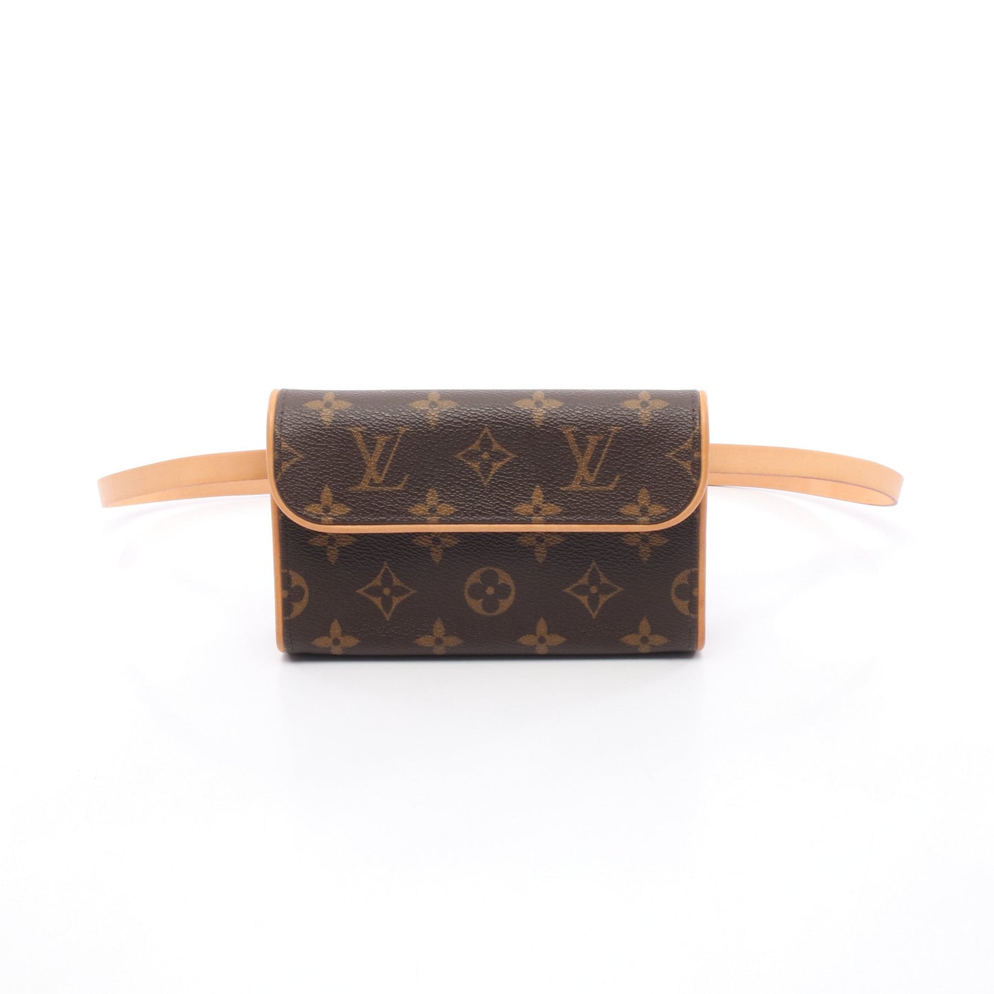 ポシェットフロランティーヌ モノグラム ボディバッグ ウエストバッグ PVC レザー ブラウン ルイヴィトン バッグ LOUIS VUITTON