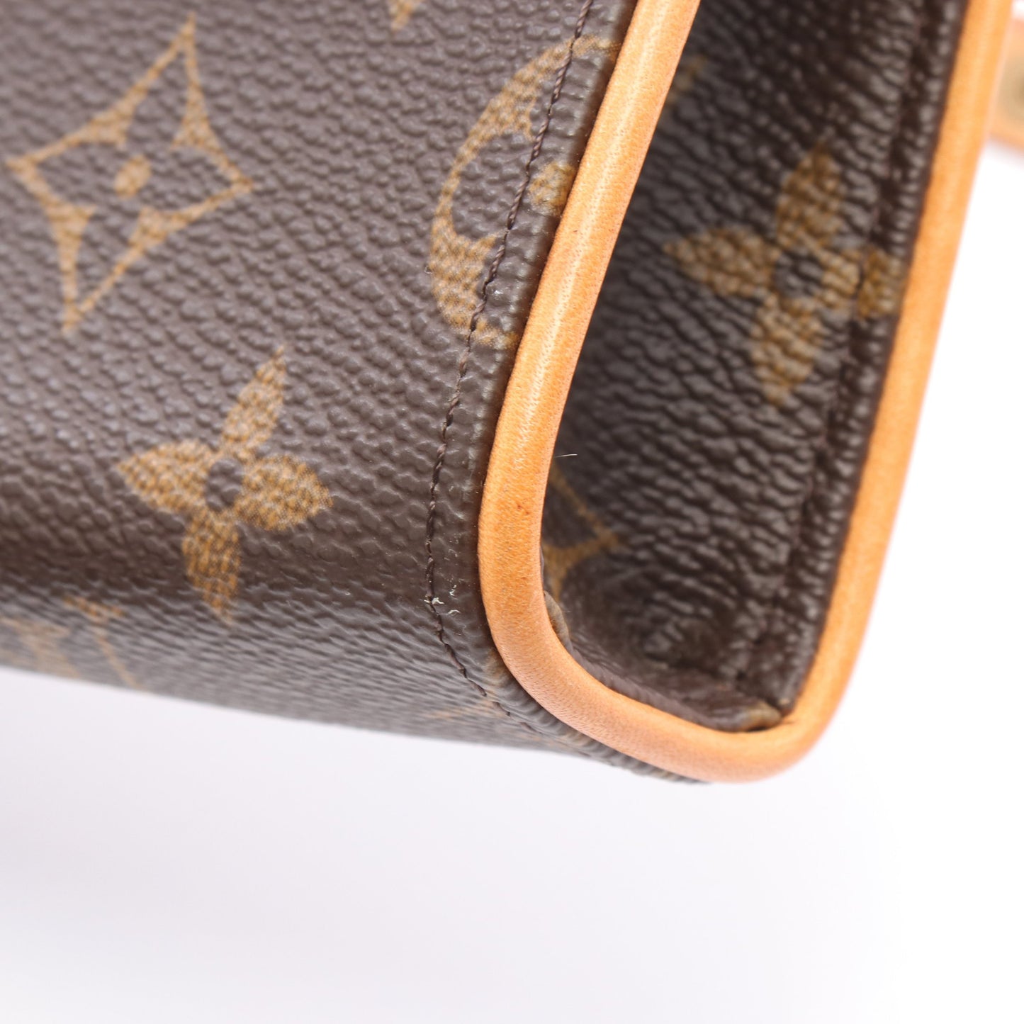 ポシェットフロランティーヌ モノグラム ボディバッグ ウエストバッグ PVC レザー ブラウン ルイヴィトン バッグ LOUIS VUITTON