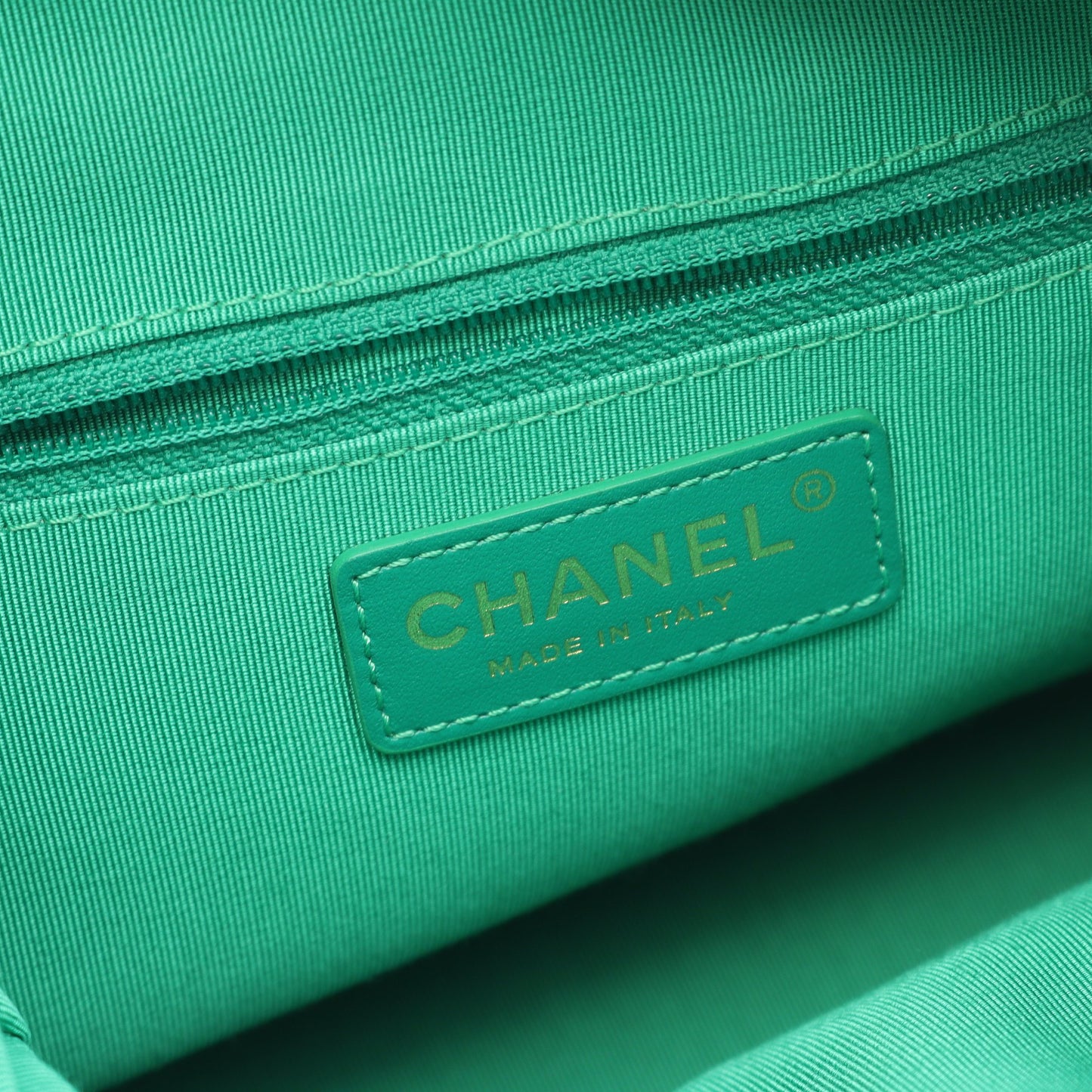 マトラッセ ホーボーバッグ チェーンショルダーバッグ ラムスキン グリーン ゴールド金具 シャネル バッグ CHANEL
