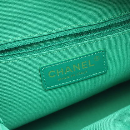 マトラッセ ホーボーバッグ チェーンショルダーバッグ ラムスキン グリーン ゴールド金具 シャネル バッグ CHANEL
