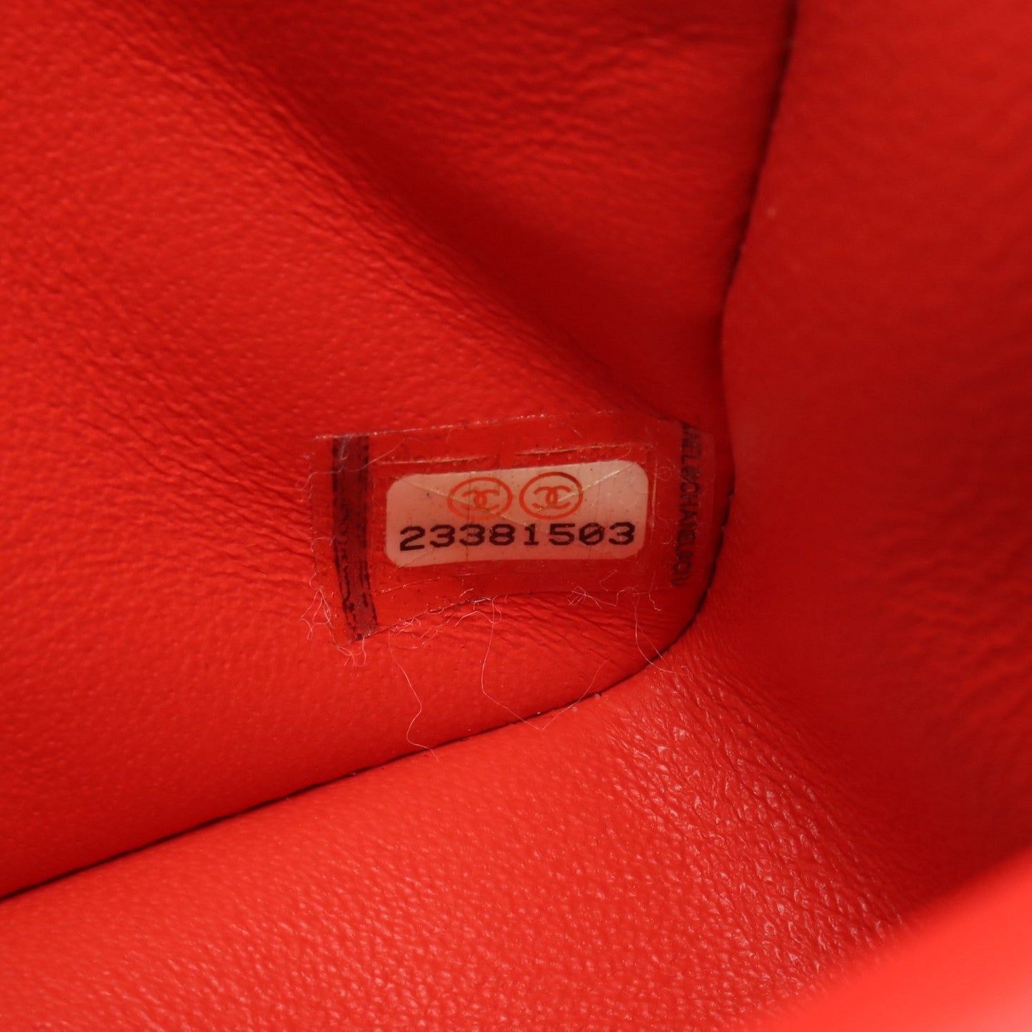 ミニマトラッセ20 チェーンショルダーバッグ レザー レッド ゴールド金具 シャネル バッグ CHANEL