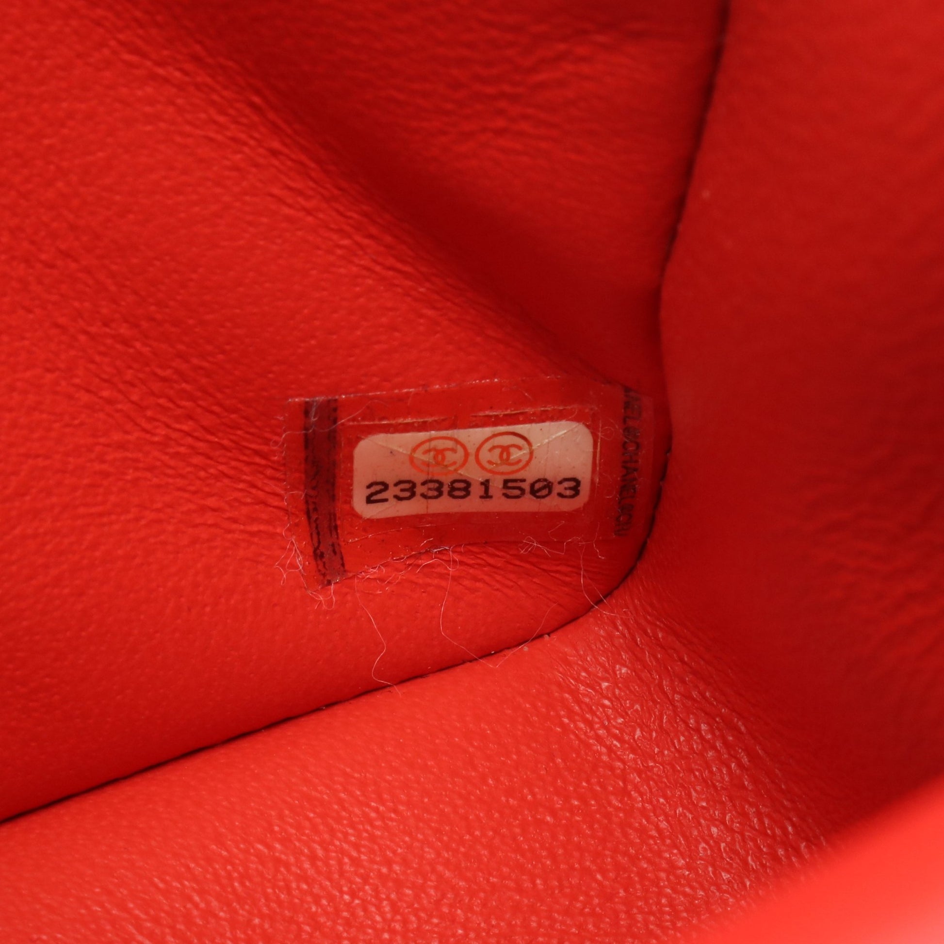 ミニマトラッセ20 チェーンショルダーバッグ レザー レッド ゴールド金具 シャネル バッグ CHANEL