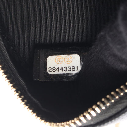 CCフィグリー チェーンショルダーバッグ キャビアスキン ブラック ゴールド金具 シャネル バッグ CHANEL