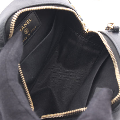 CCフィグリー チェーンショルダーバッグ キャビアスキン ブラック ゴールド金具 シャネル バッグ CHANEL
