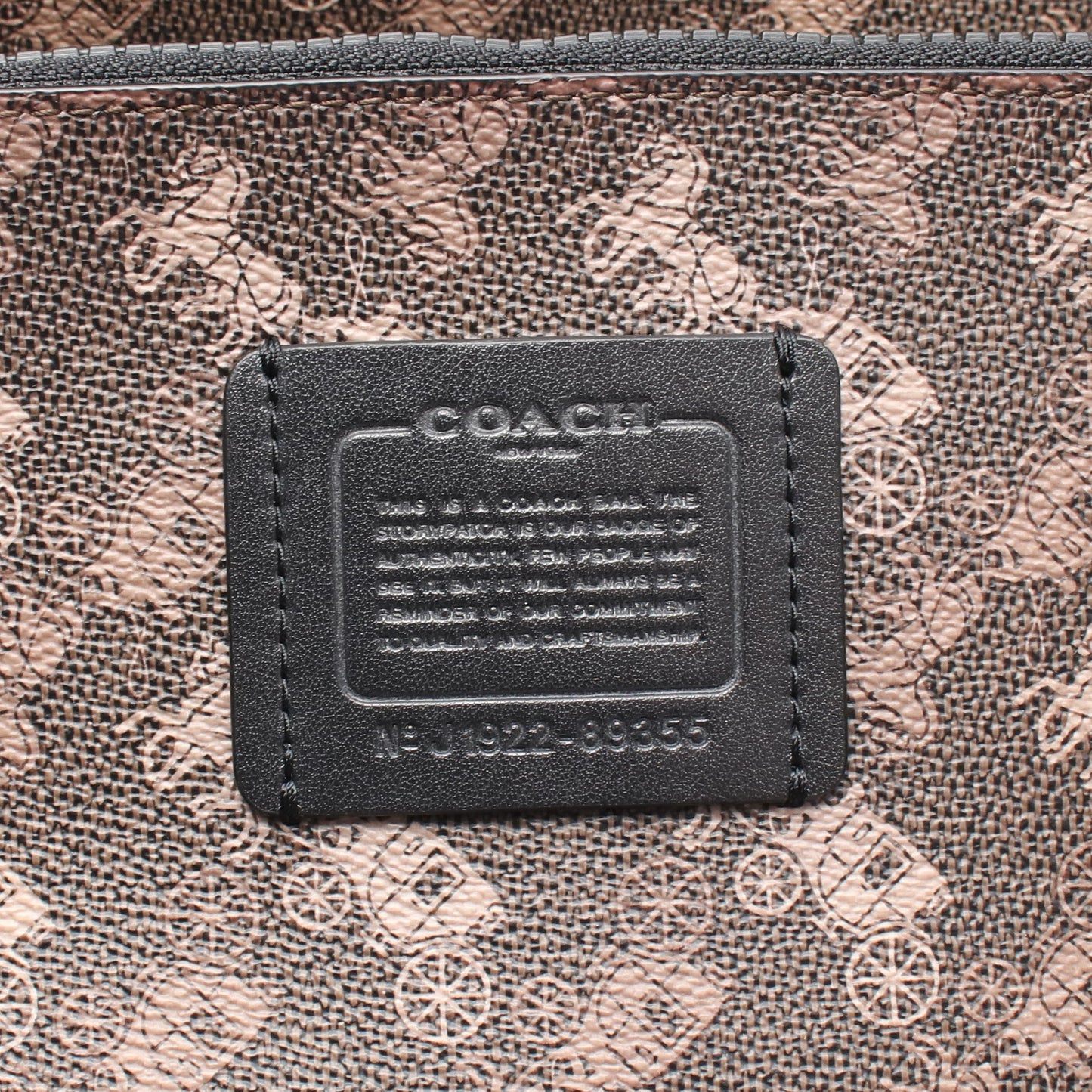 フィールド ハンドバッグ トートバッグ PVC レザー ブラウン ブラック 2WAY コーチ バッグ COACH