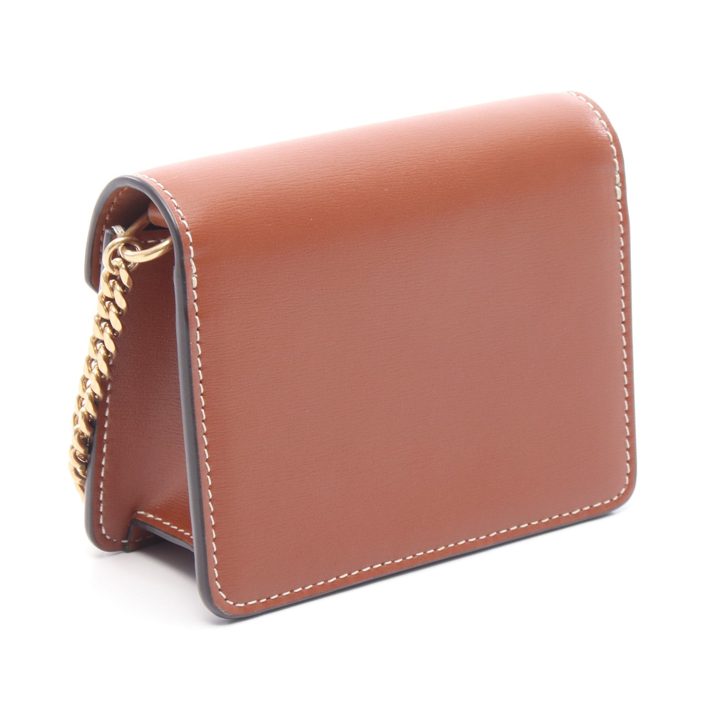 トリオンフ ショルダーバッグ レザー ブラウン セリーヌ バッグ CELINE