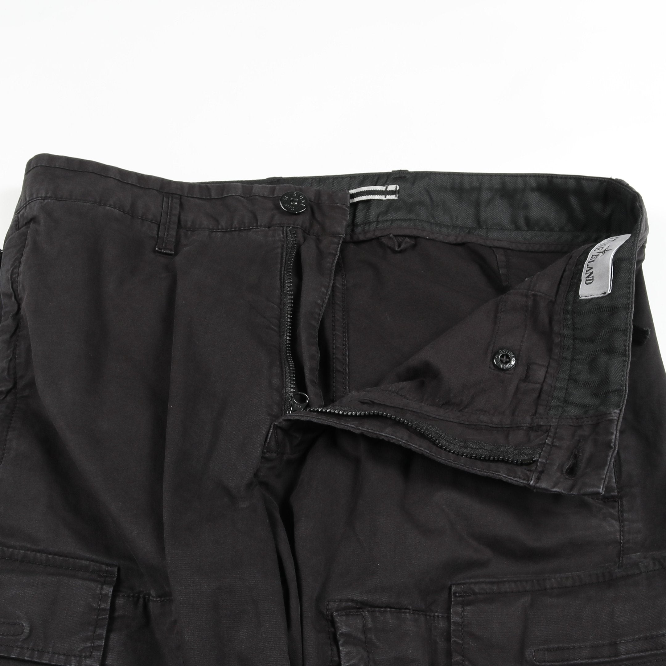 Stone Island ブラックカーゴパンツ メンズ・アイテム一覧,ボトムス