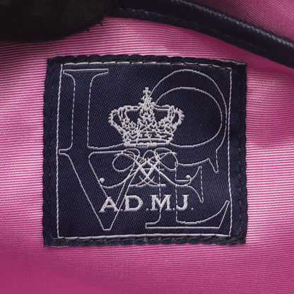 ハンドバッグ トートバッグ レザー キャンバス ベージュ マルチカラー エーディーエムジェイ バッグ A.D.M.J