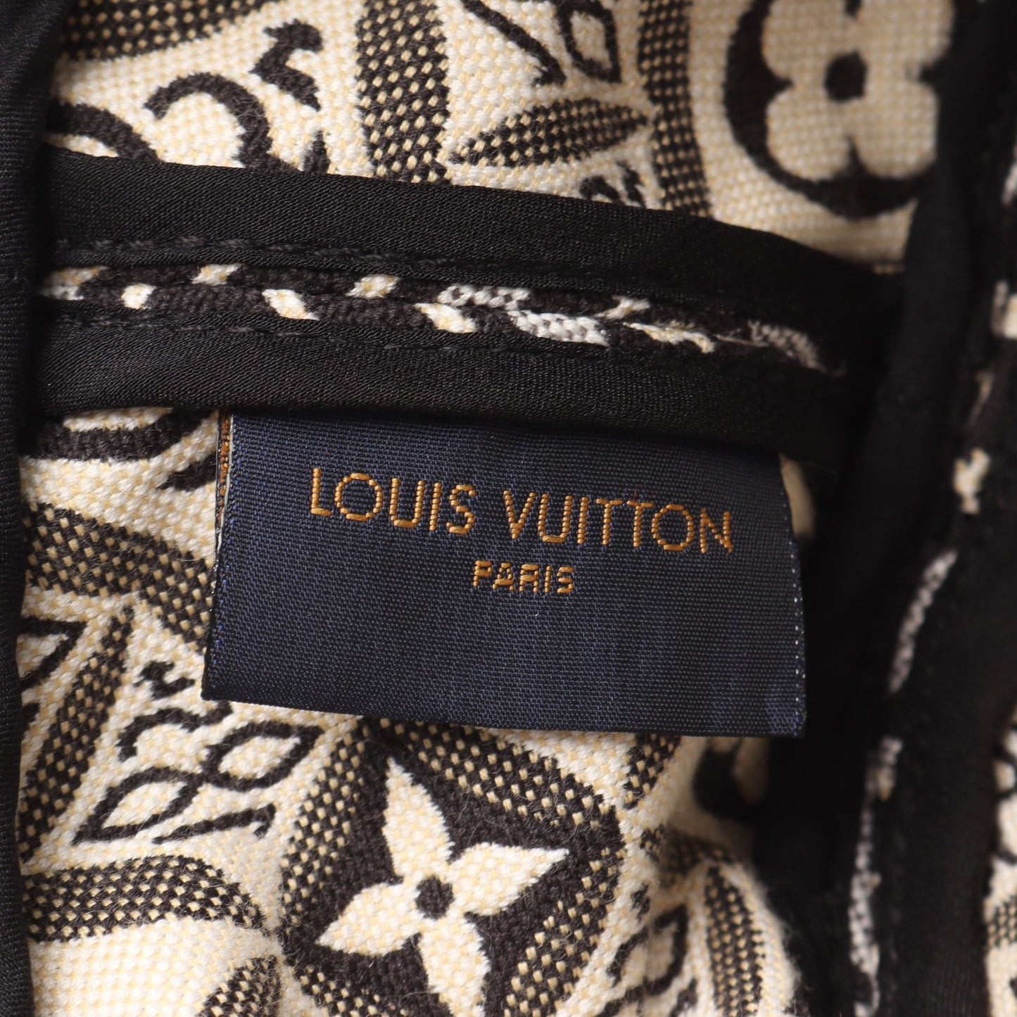 バケットハット 帽子 コットン ブラック マルチカラー ルイヴィトン 財布・小物 LOUIS VUITTON