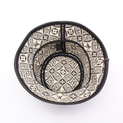 バケットハット 帽子 コットン ブラック マルチカラー ルイヴィトン 財布・小物 LOUIS VUITTON