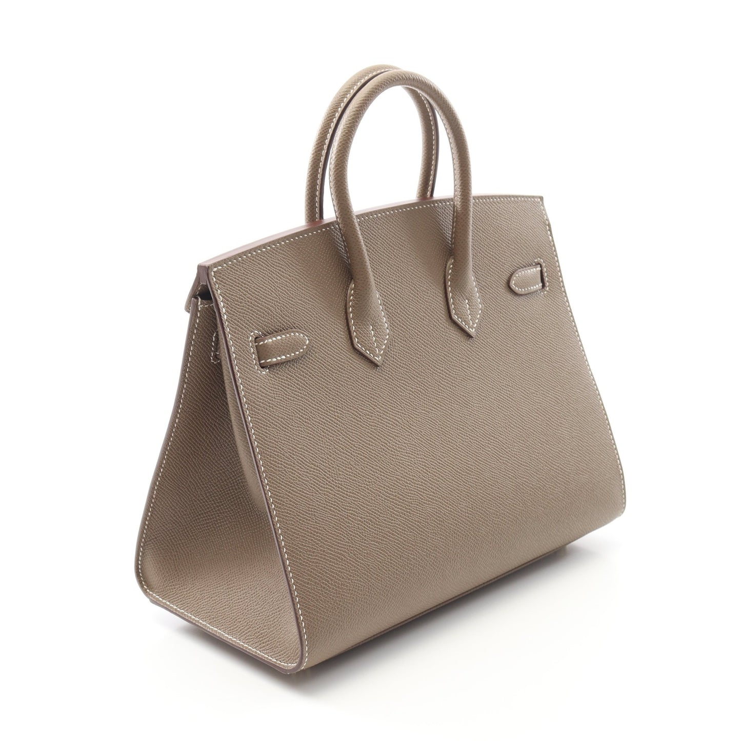 バーキン25 セリエ エトゥープ ハンドバッグ ヴォーエプソン グレーブラウン ゴールド金具 U刻印 エルメス バッグ HERMES