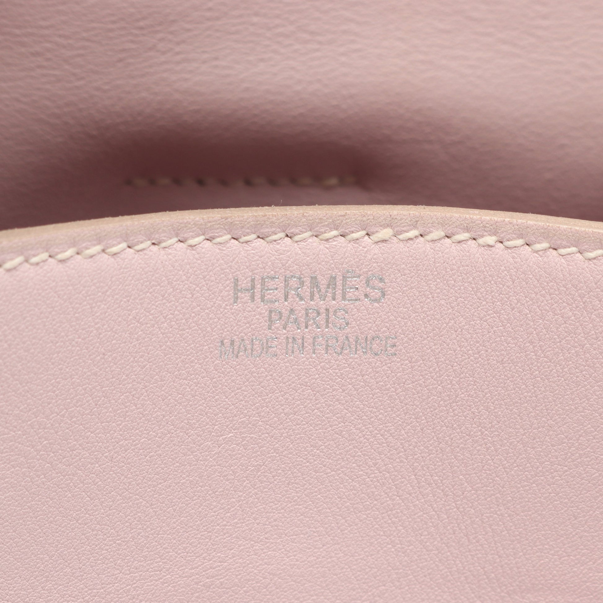 ケリーフラット35 ハンドバッグ ヴォースイフト ライトピンク シルバー金具 □L刻印 エルメス バッグ HERMES
