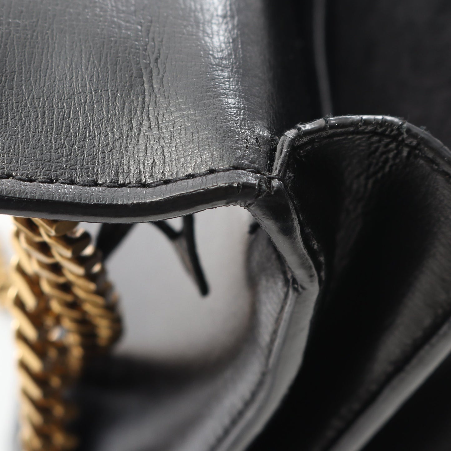 サンセット チェーンショルダーバッグ レザー ブラック サンローランパリ バッグ SAINT LAURENT PARIS