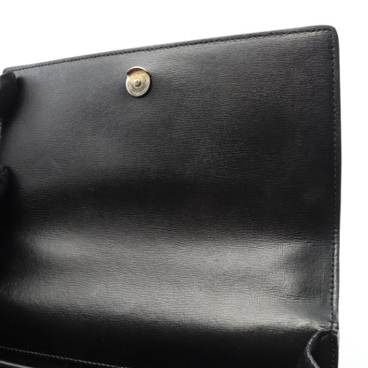 サンセット チェーンショルダーバッグ レザー ブラック サンローランパリ バッグ SAINT LAURENT PARIS