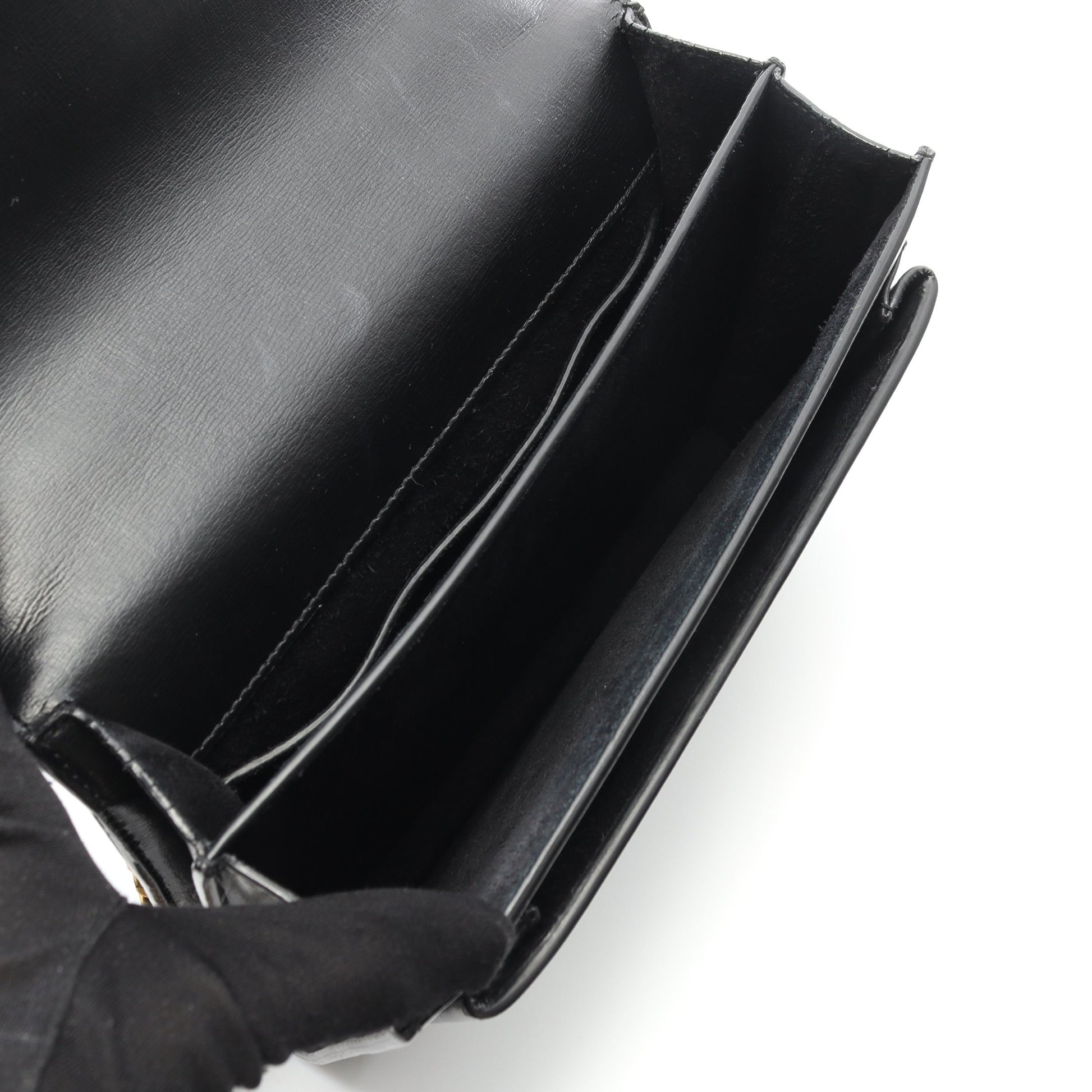 サンセット チェーンショルダーバッグ レザー ブラック サンローランパリ バッグ SAINT LAURENT PARIS