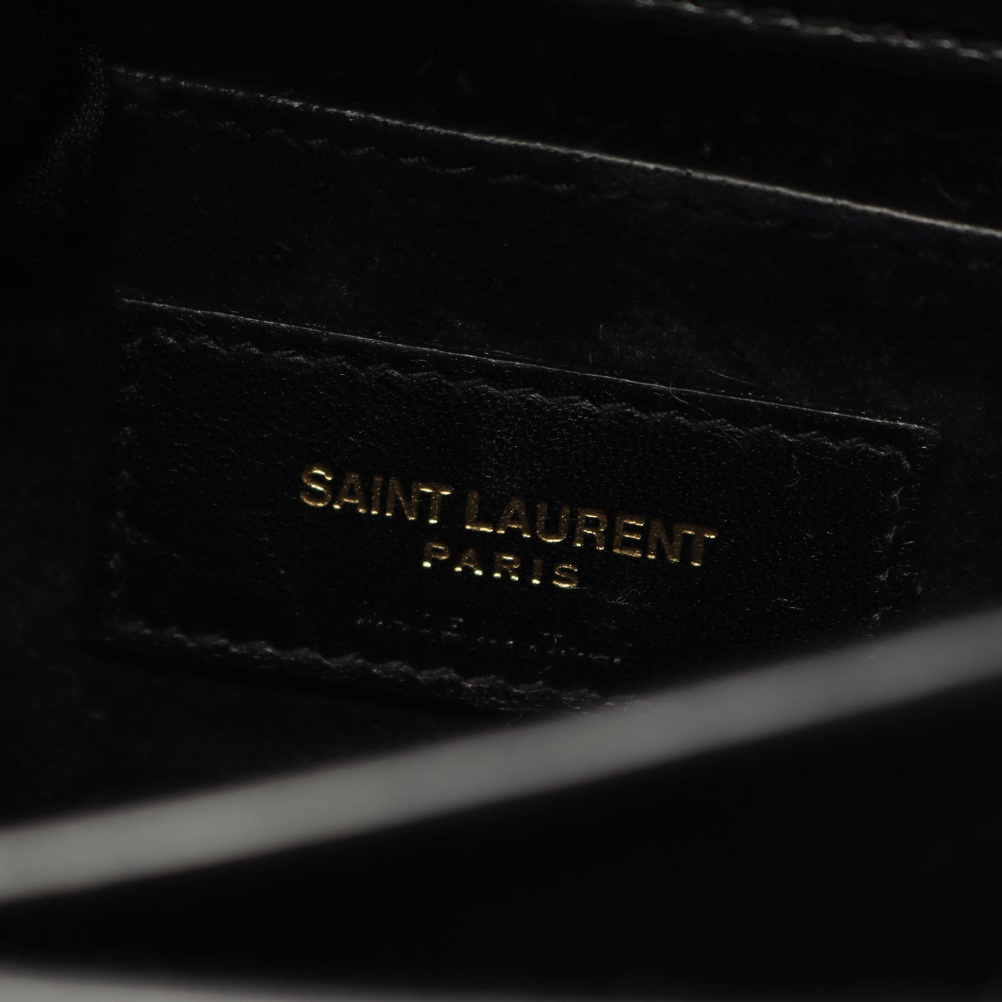 サンセット チェーンショルダーバッグ レザー ブラック サンローランパリ バッグ SAINT LAURENT PARIS