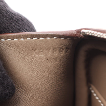 リンディ ミニ エトゥープ ショルダーバッグ トリヨンクレマンス グレーブラウン シルバー金具 K刻印 エルメス バッグ HERMES