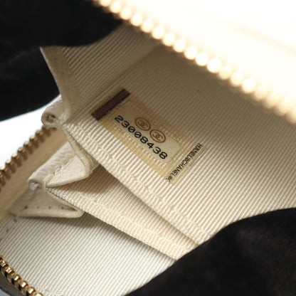 マトラッセ コインケース キャビアスキン オフホワイト ゴールド金具 シャネル 財布・小物 CHANEL
