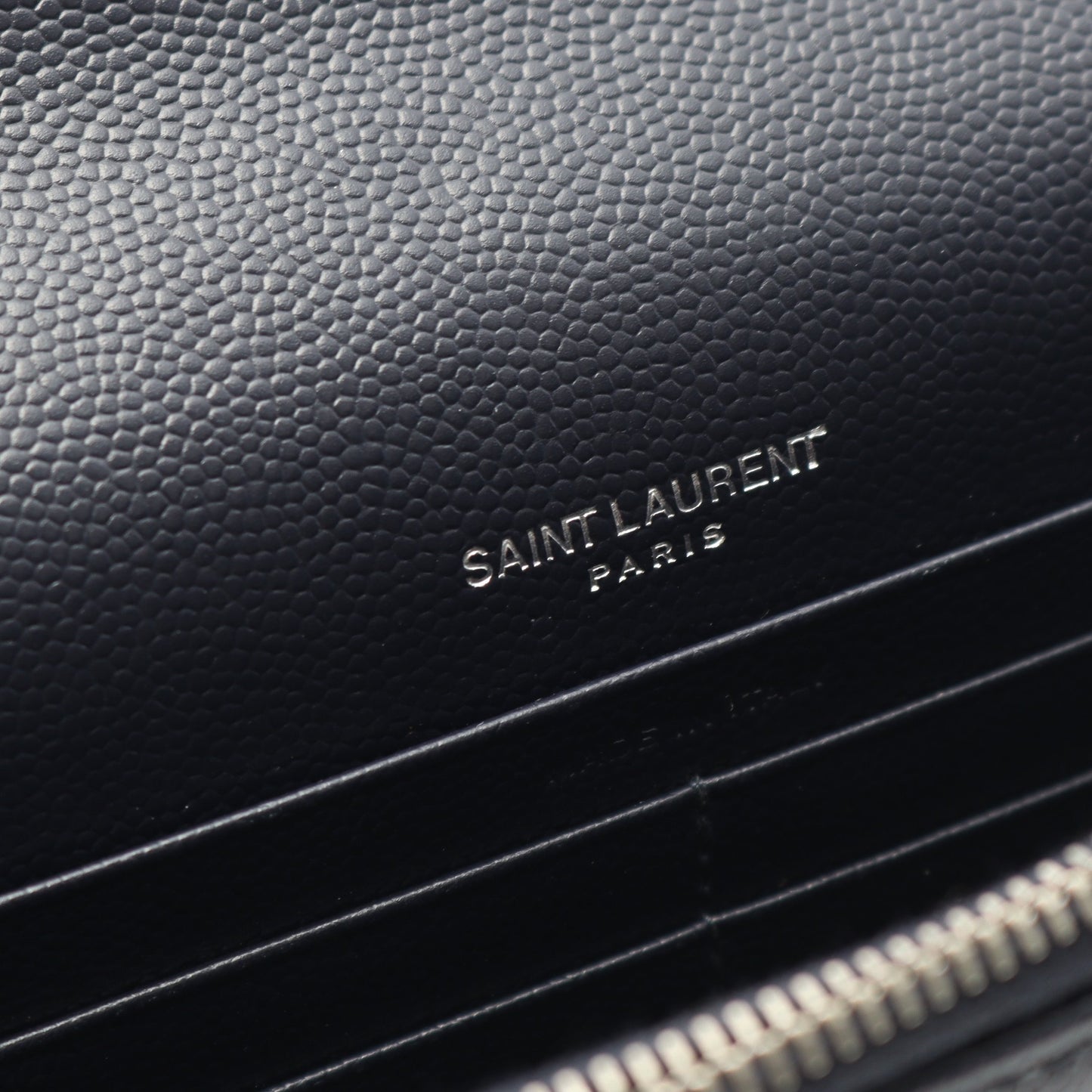カサンドラ エンベロープ チェーンウォレット レザー ネイビー サンローランパリ バッグ SAINT LAURENT PARIS