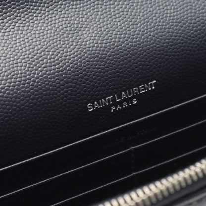 カサンドラ エンベロープ チェーンウォレット レザー ネイビー サンローランパリ バッグ SAINT LAURENT PARIS