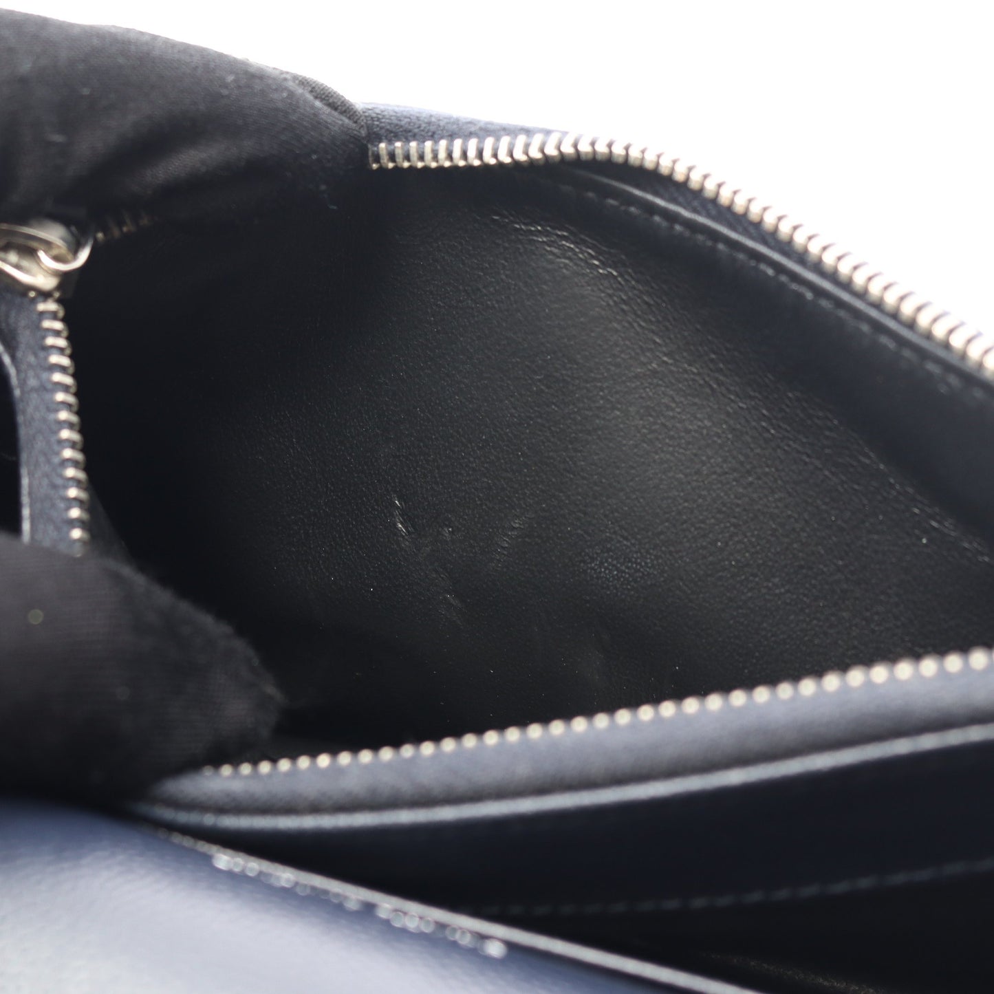 カサンドラ エンベロープ チェーンウォレット レザー ネイビー サンローランパリ バッグ SAINT LAURENT PARIS