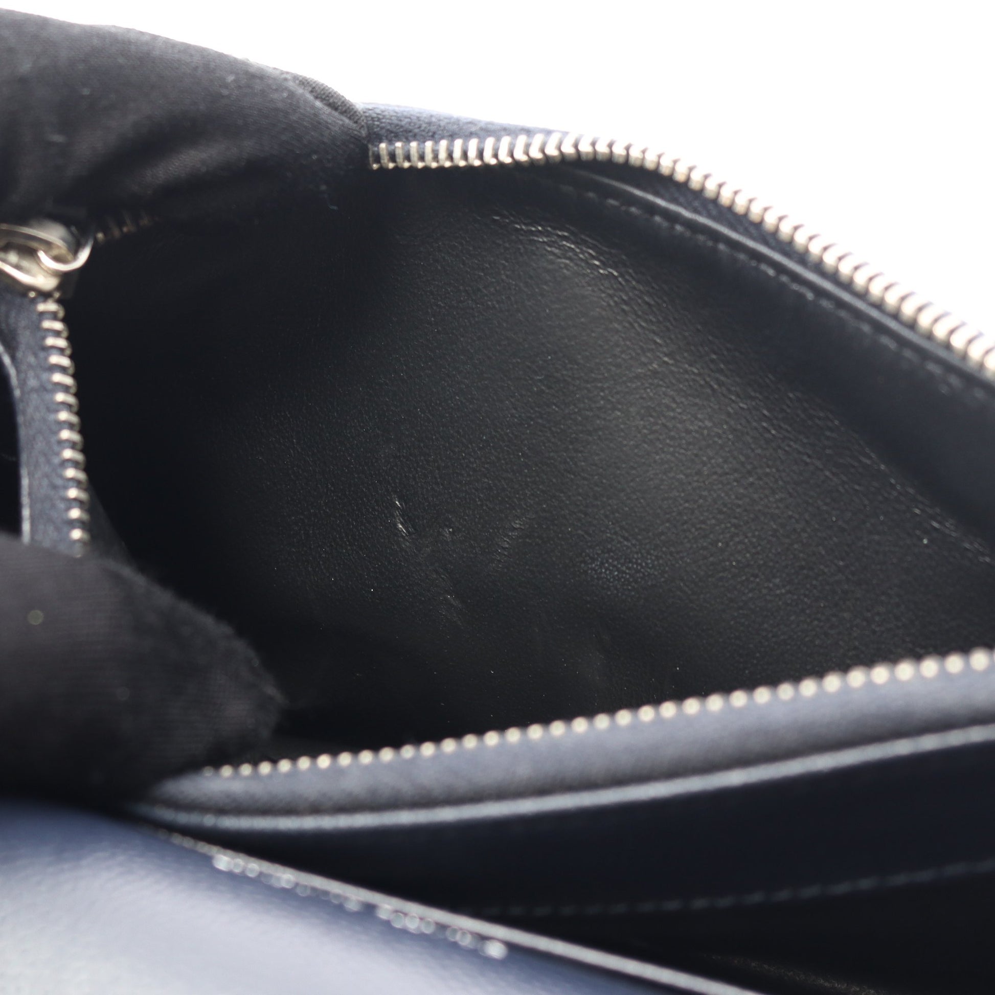 カサンドラ エンベロープ チェーンウォレット レザー ネイビー サンローランパリ バッグ SAINT LAURENT PARIS