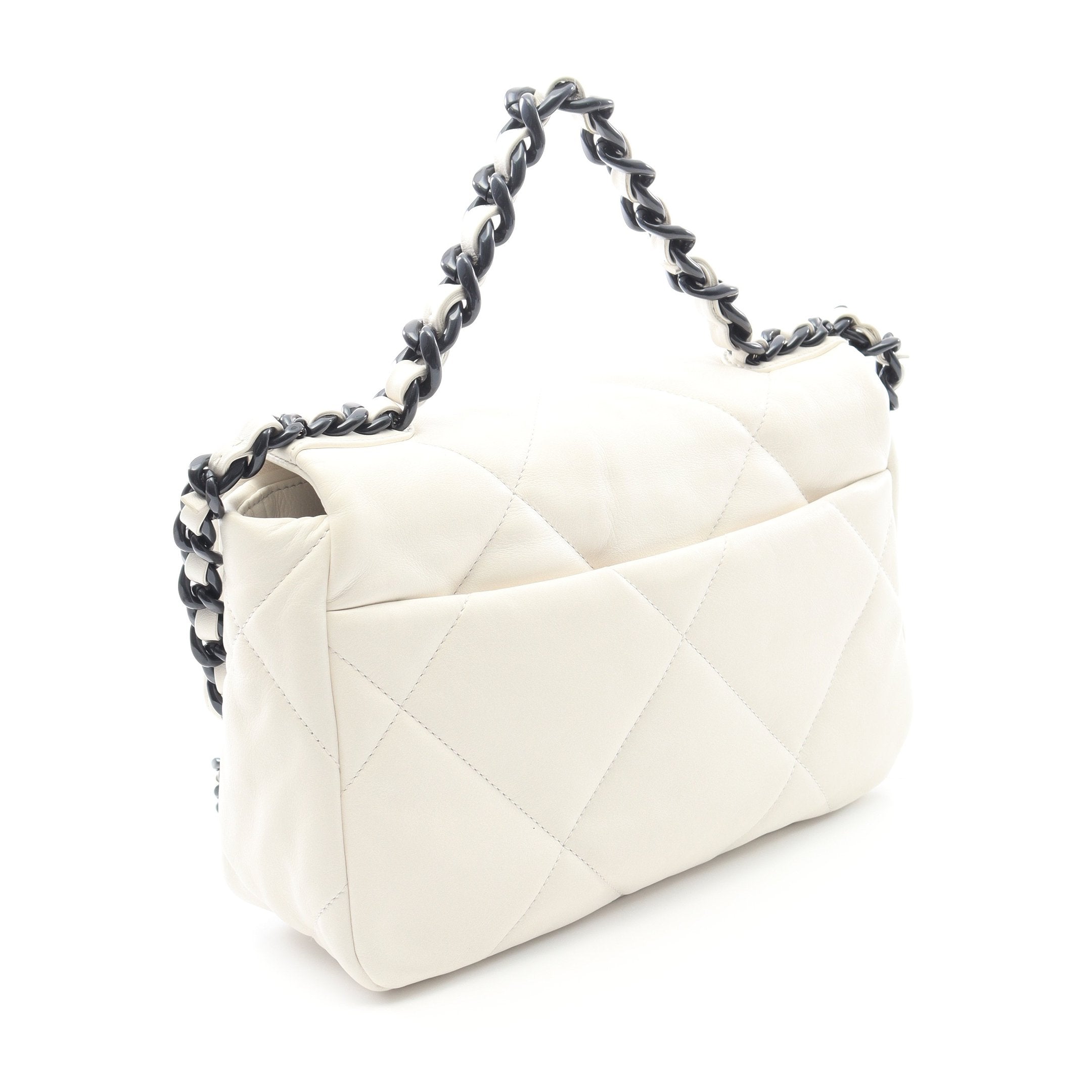 CHANEL シャネル ケース レディース シャネル19 ディズヌフ ラムレザー AP2701 アイボリー CHANEL（シャネル） コインケース レディース シャネル19 ディズヌフ