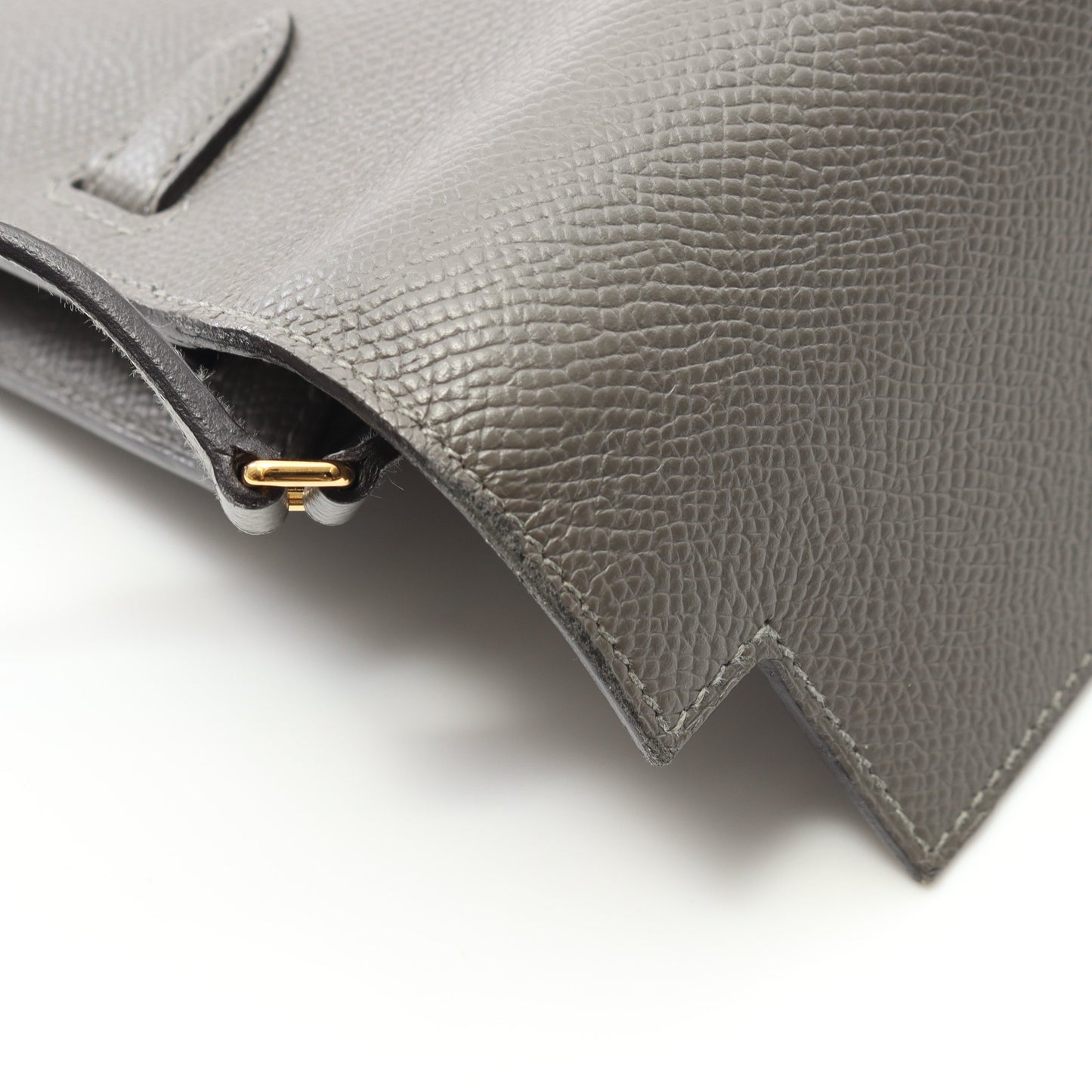 ケリートゥーゴー エタン ショルダーウォレット ヴォーエプソン グレー ゴールド金具 U刻印 エルメス バッグ HERMES