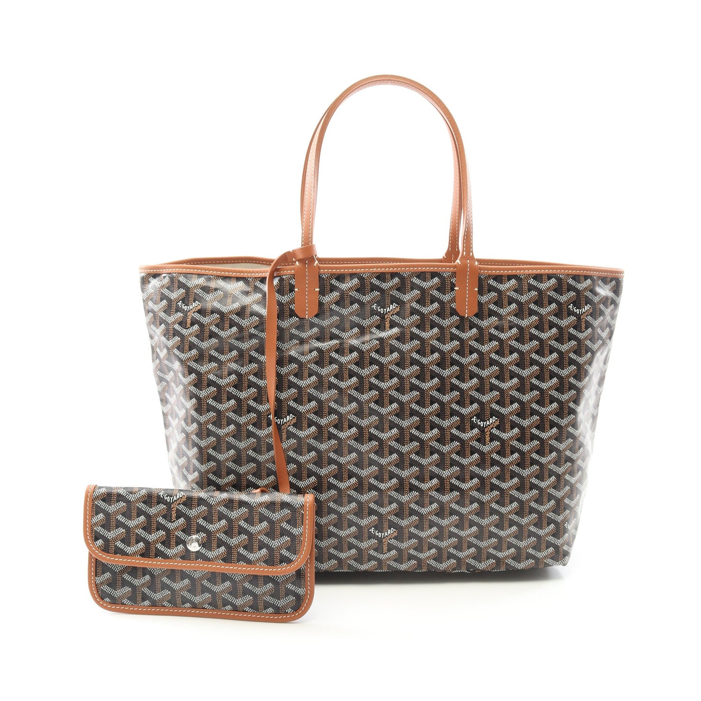 サンルイPM ハンドバッグ トートバッグ コーティングキャンバス レザー ブラック ブラウン マルチカラー ゴヤール バッグ GOYARD