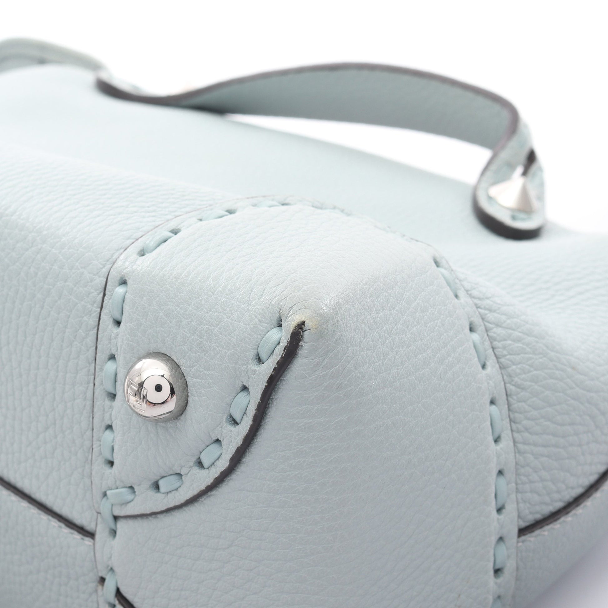 BY THE WAY MEDIUM バイザウェイ ミディアム ハンドバッグ レザー ライトブルー 2WAY フェンディ バッグ FENDI