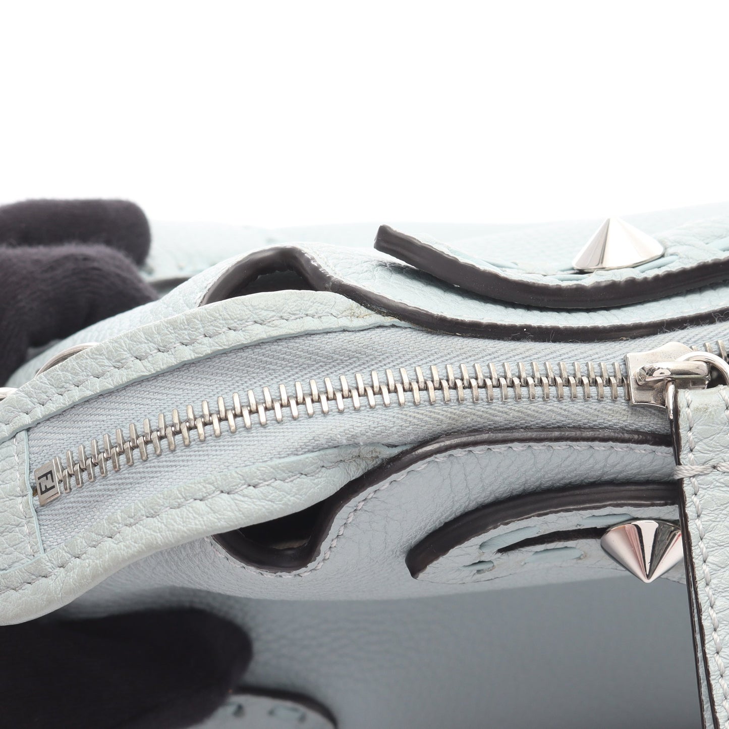 BY THE WAY MEDIUM バイザウェイ ミディアム ハンドバッグ レザー ライトブルー 2WAY フェンディ バッグ FENDI