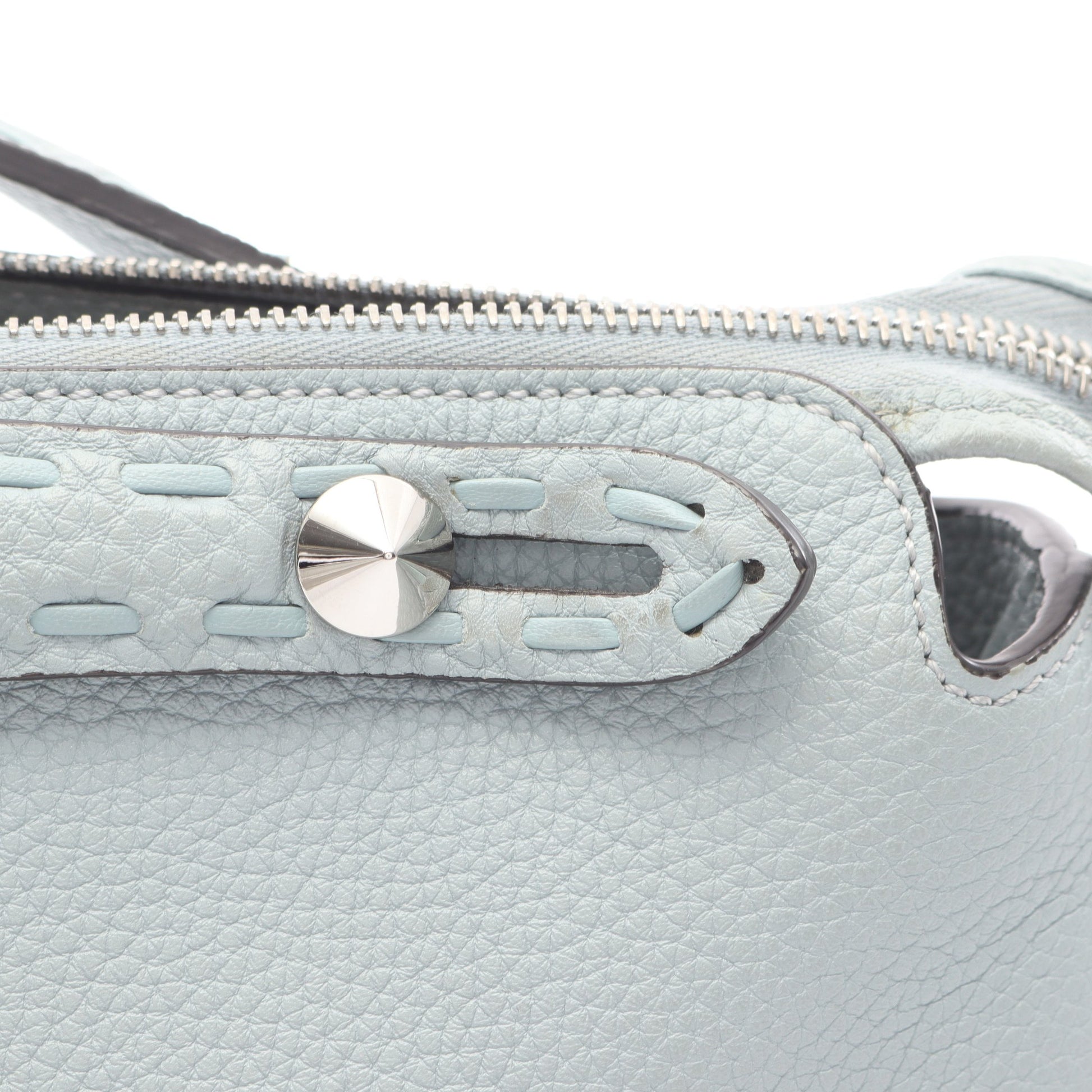 BY THE WAY MEDIUM バイザウェイ ミディアム ハンドバッグ レザー ライトブルー 2WAY フェンディ バッグ FENDI