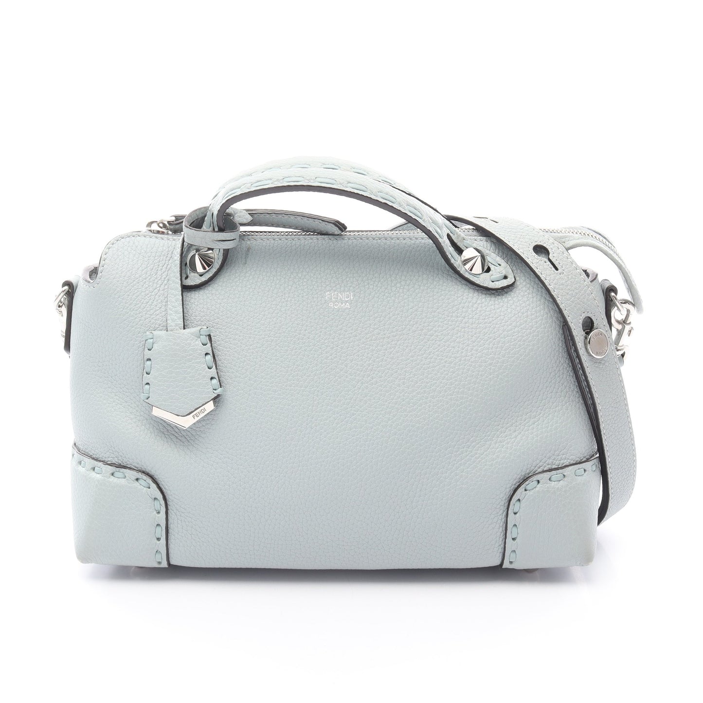 BY THE WAY MEDIUM バイザウェイ ミディアム ハンドバッグ レザー ライトブルー 2WAY フェンディ バッグ FENDI