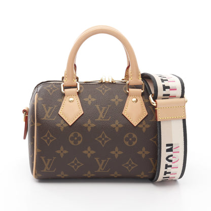 スピーディ バンドリエール20 モノグラム ハンドバッグ PVC レザー ブラウン 2WAY ルイヴィトン バッグ LOUIS VUITTON