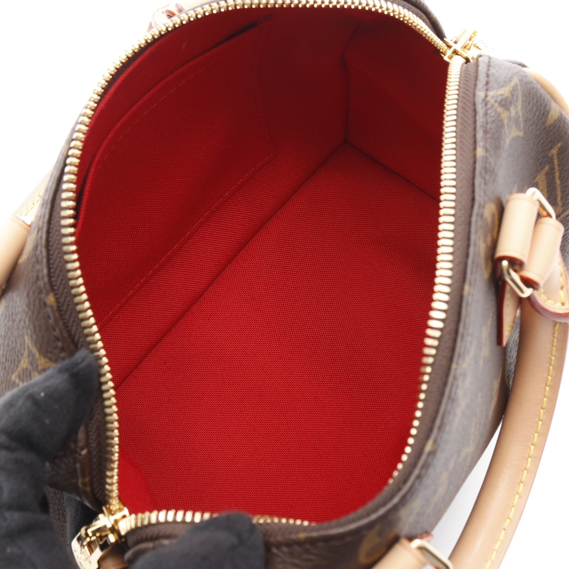 スピーディ バンドリエール20 モノグラム ハンドバッグ PVC レザー ブラウン 2WAY ルイヴィトン バッグ LOUIS VUITTON