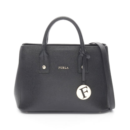 リンダ ミニトート ハンドバッグ レザー ブラック 2WAY フルラ バッグ FURLA