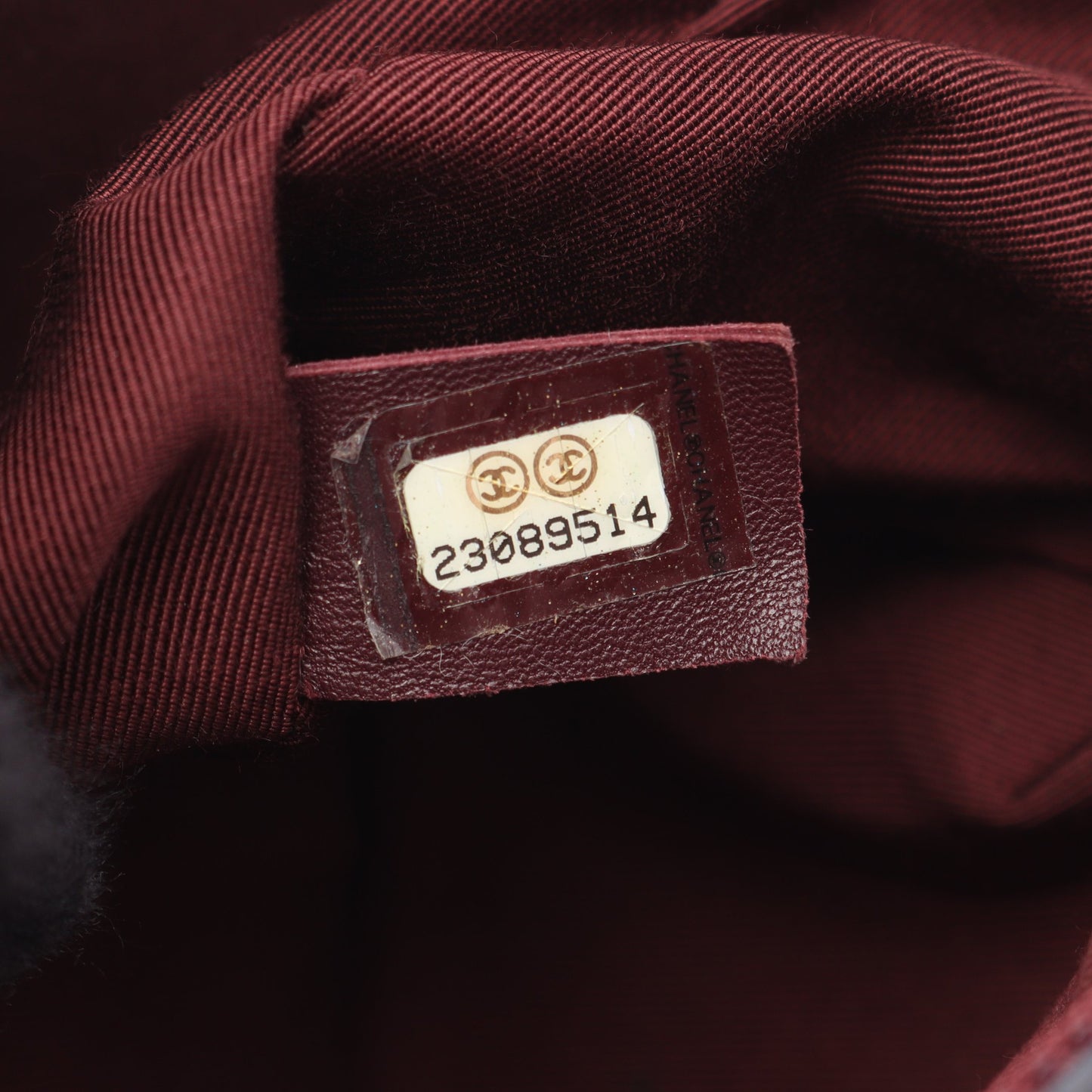 マトラッセ トップハンドル チェーンショルダーバッグ ラムスキン ネイビー ゴールド金具 2WAY シャネル バッグ CHANEL