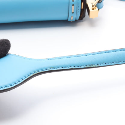 ムーンライト ショルダーバッグ レザー ライトブルー オフホワイト フェンディ バッグ FENDI
